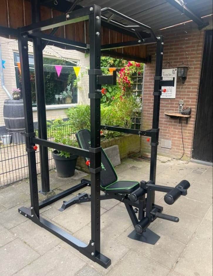 Raw Fitness Power Rack (excl. bankje), Ophalen, Gebruikt, Armen, Overige typen