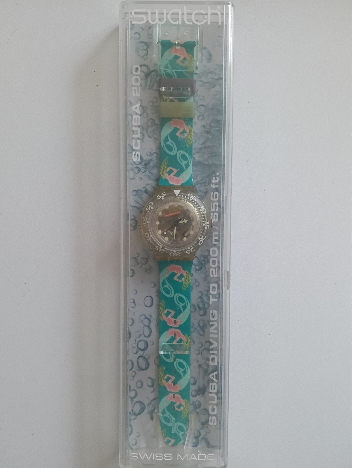 Vintage Horloges: Swatch scuba, Kappa LE & Novell Promot, Kunststof, Polshorloge, Swatch, Nieuw
