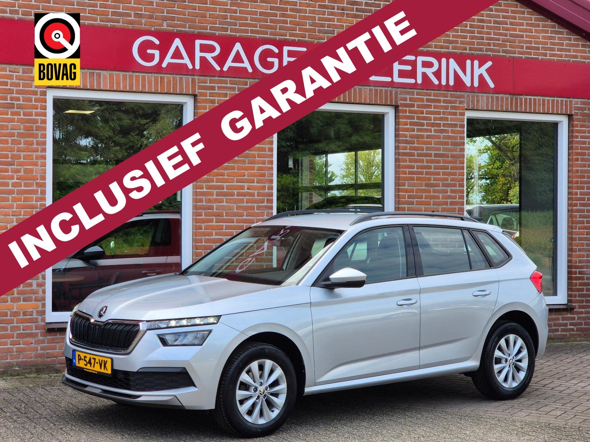 Skoda Kamiq 1.0 TSI Active 95PK 5drs airco, adapt.cruise, lm, Stof, Gebruikt, Euro 6, 95 pk