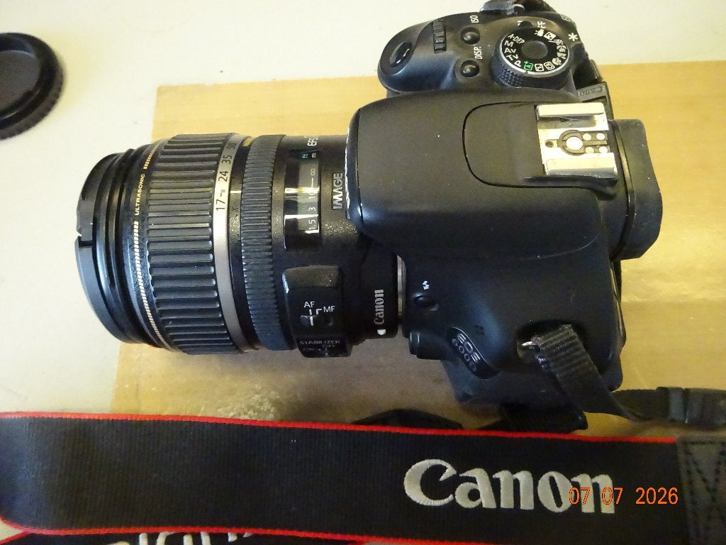 CANON EOS 600 D MET LENS, Gebruikt, Spiegelreflex, Canon, 18 megapixels