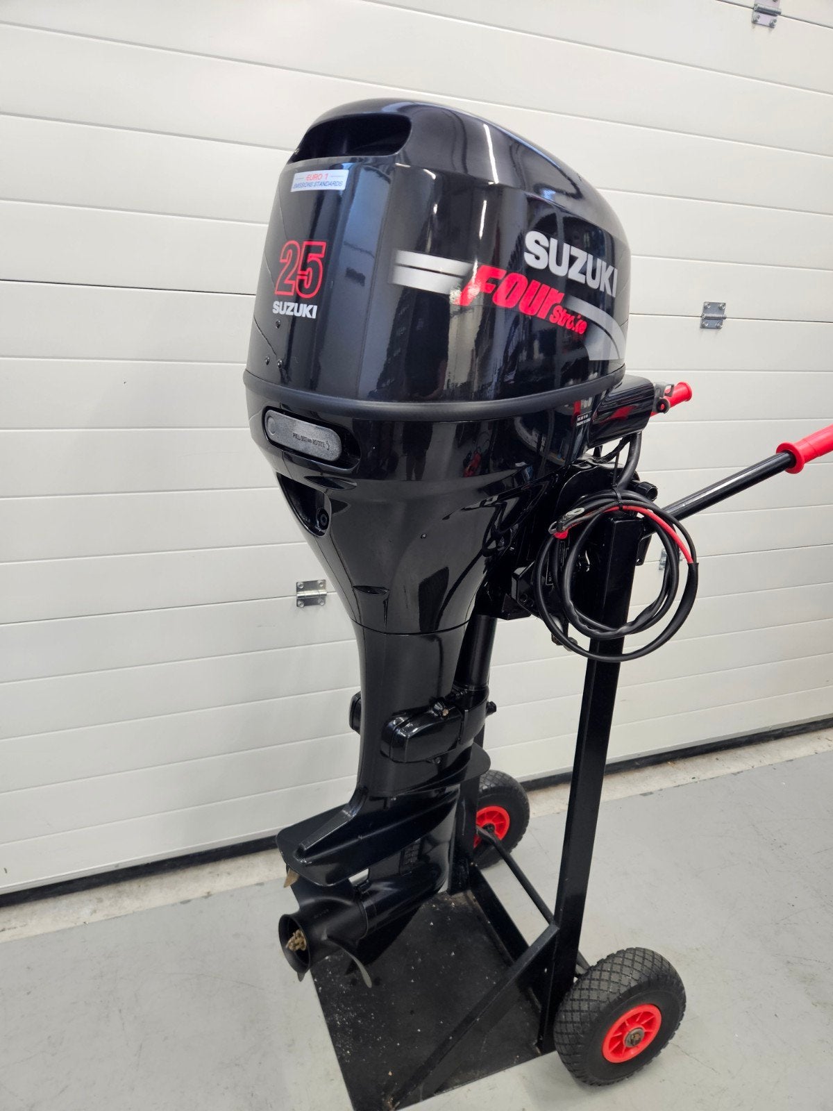 ZGAN Suzuki DF25 v-twin met elektrische start en garantie, Watersport en Boten, Buiten- en Binnenboordmotoren, Ophalen, 10 tot 30 pk