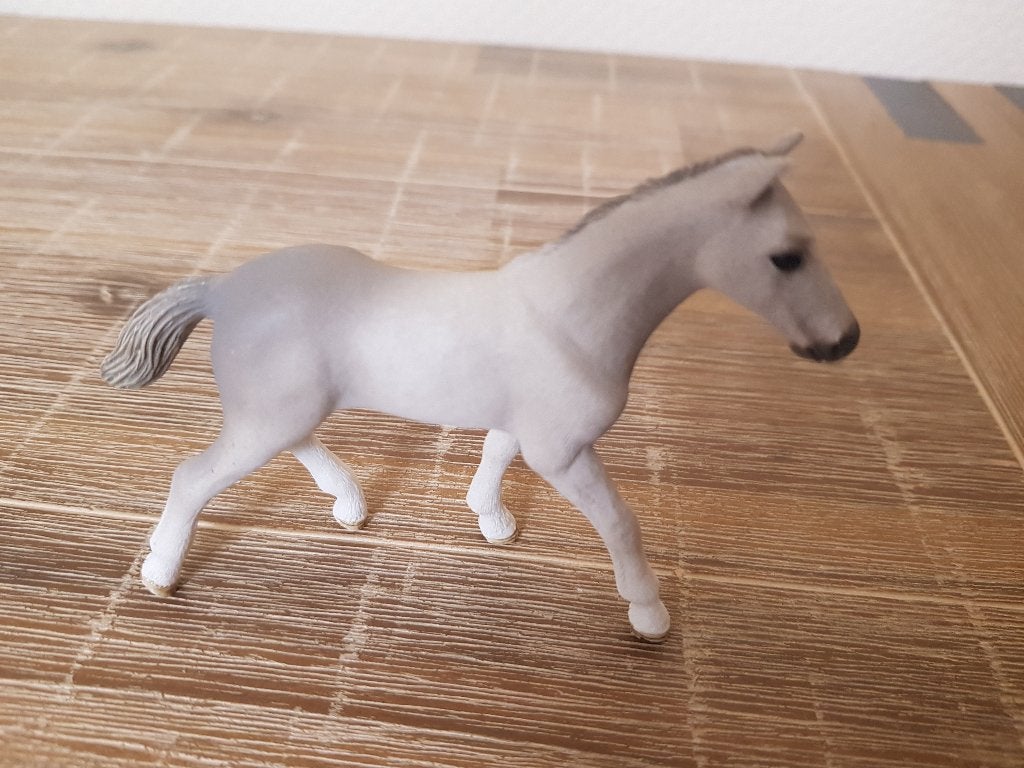 Schleich 13860 Holstein veulen paard, Ophalen of Verzenden, Zo goed als nieuw