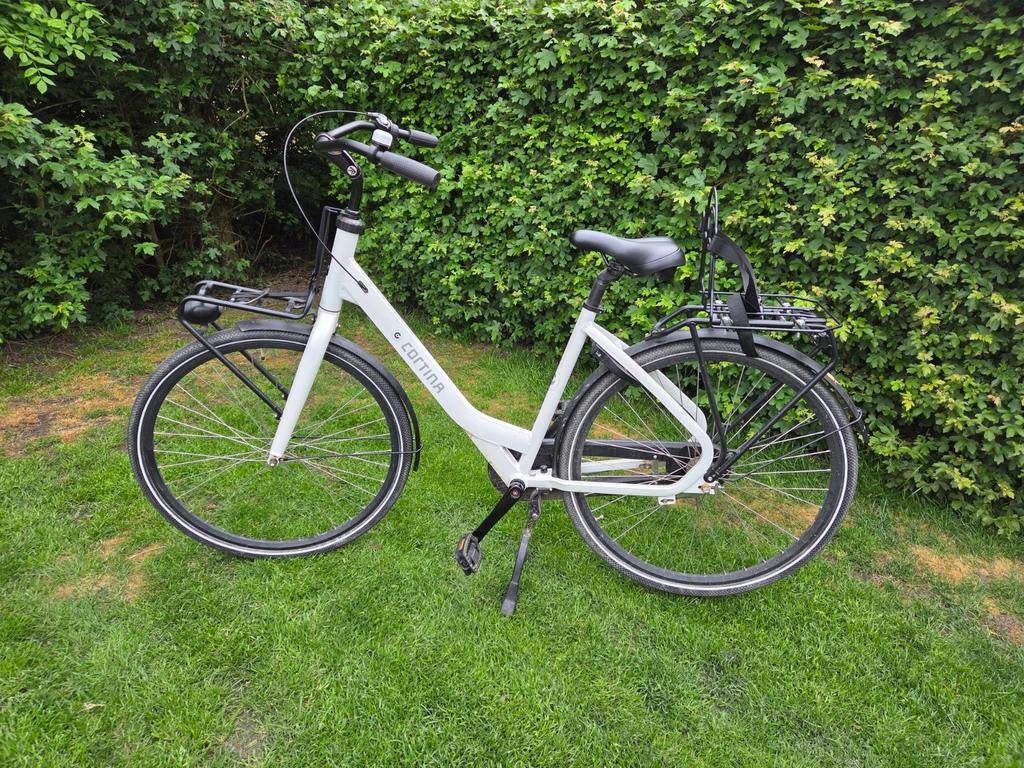 Cortina common dames schoolfiets 3 versnellingen., Terugtraprem, Versnellingen, Zo goed als nieuw, 50 tot 53 cm