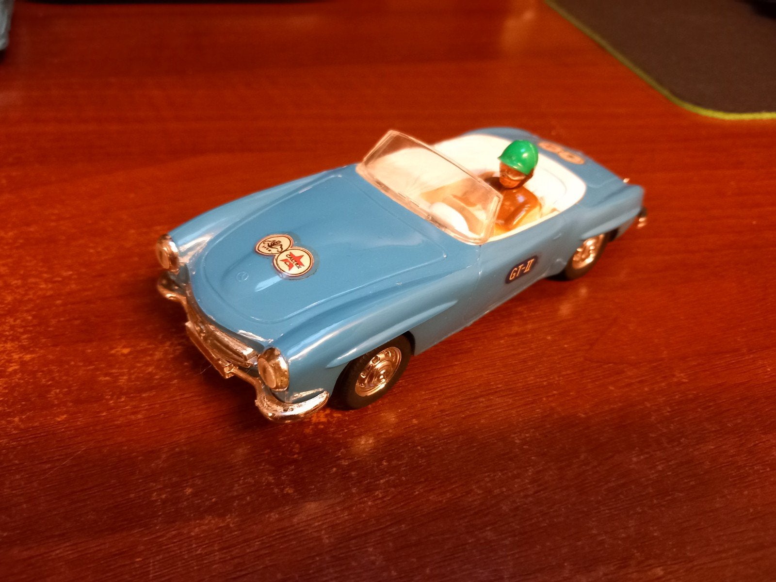 Scalextric Mercedes 190SL Slotrace Auto - Blauw, Ophalen of Verzenden, Gebruikt, Auto