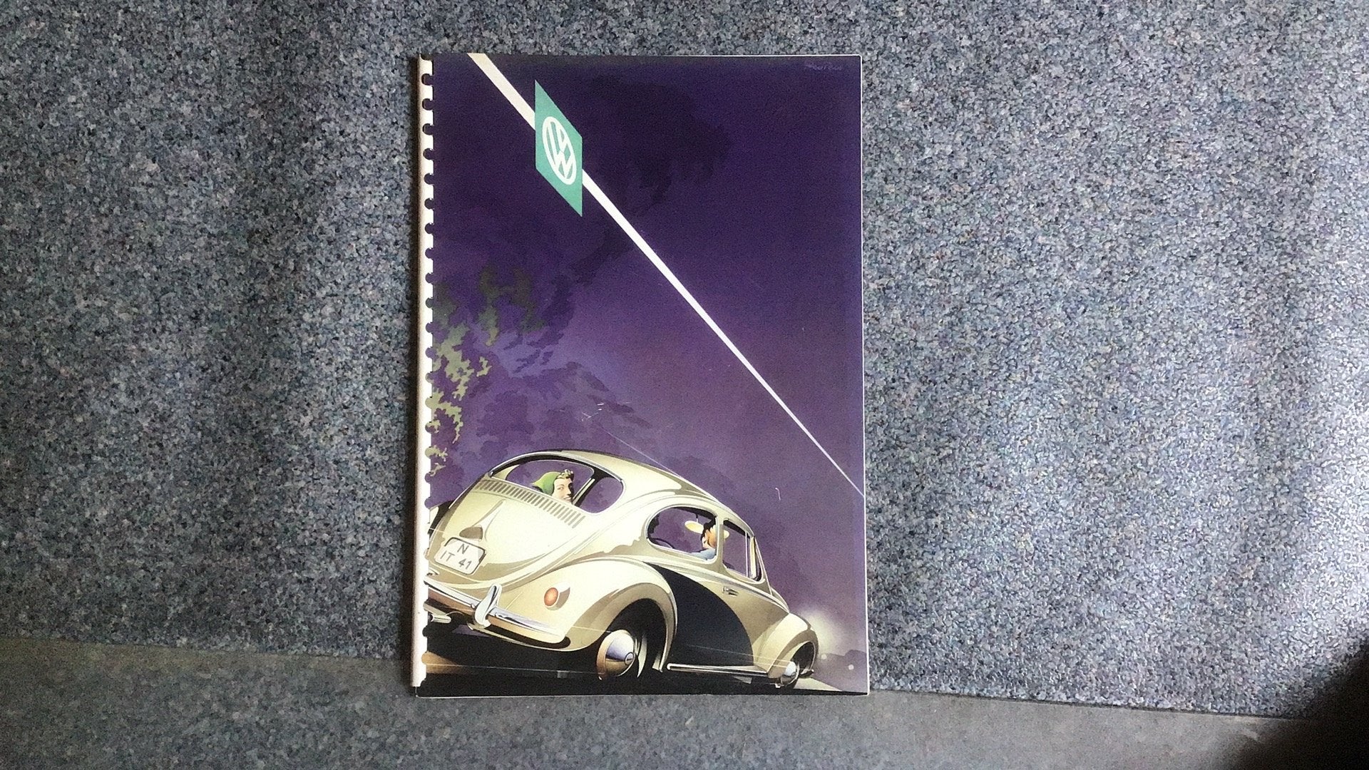 VOLKSWAGEN KEVER FOLDER+ RINGBAND‼️FRANSE TEKST HEEEEL OUD !, Boeken, Auto's | Folders en Tijdschriften, Nieuw, Volkswagen, Ophalen of Verzenden