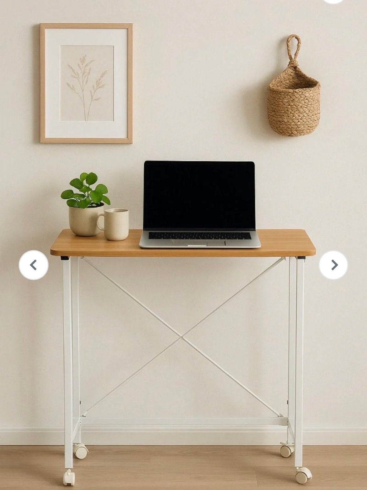 Wandtafel - 80x40x75 cm - Inklapbaar Tafelblad - Wit, Ophalen, Overige materialen, -, -