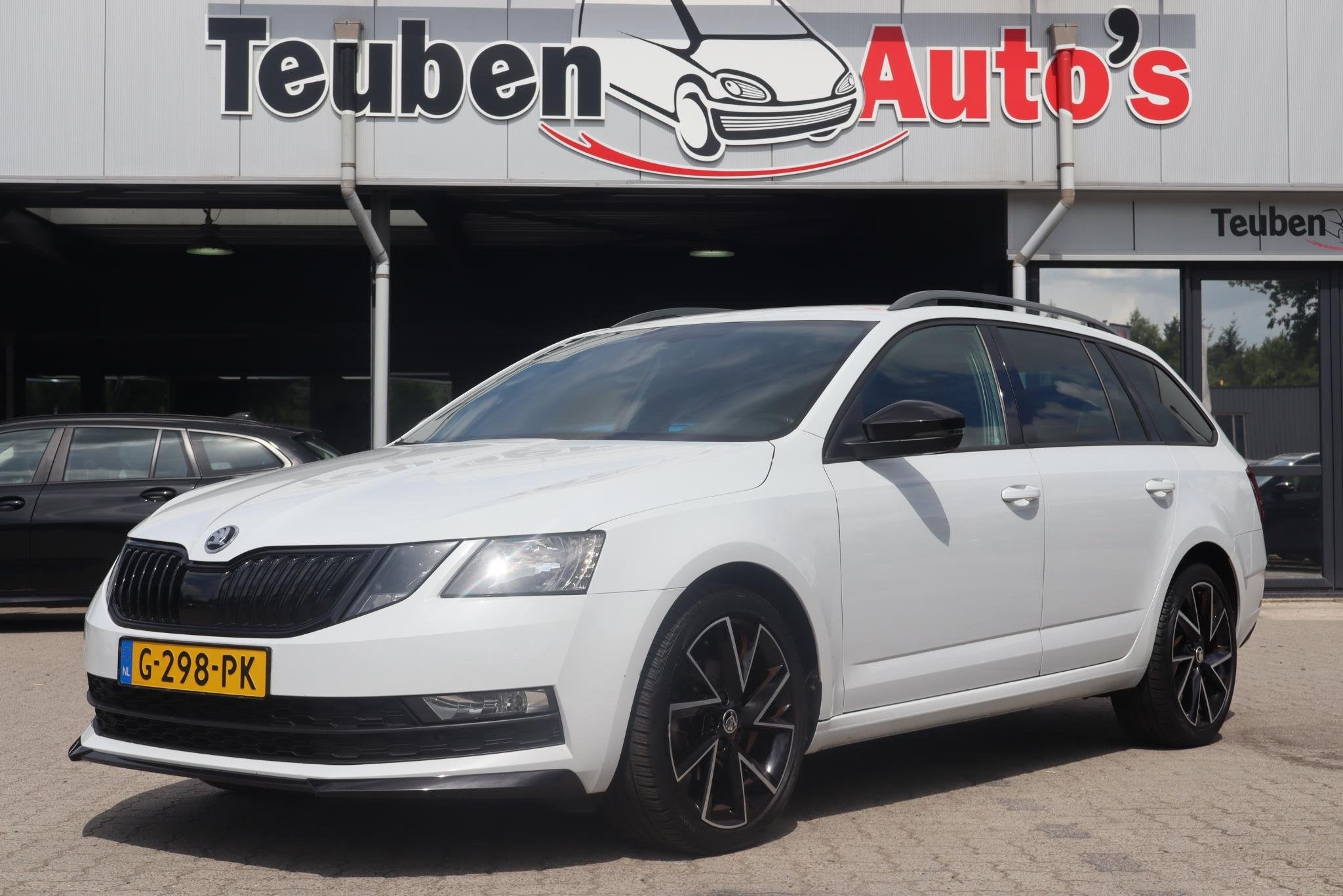 Skoda Octavia Combi 1.5 TSI Greentech Sport Business 150PK |, Auto's, Stof, Gebruikt, 150 pk, Wit