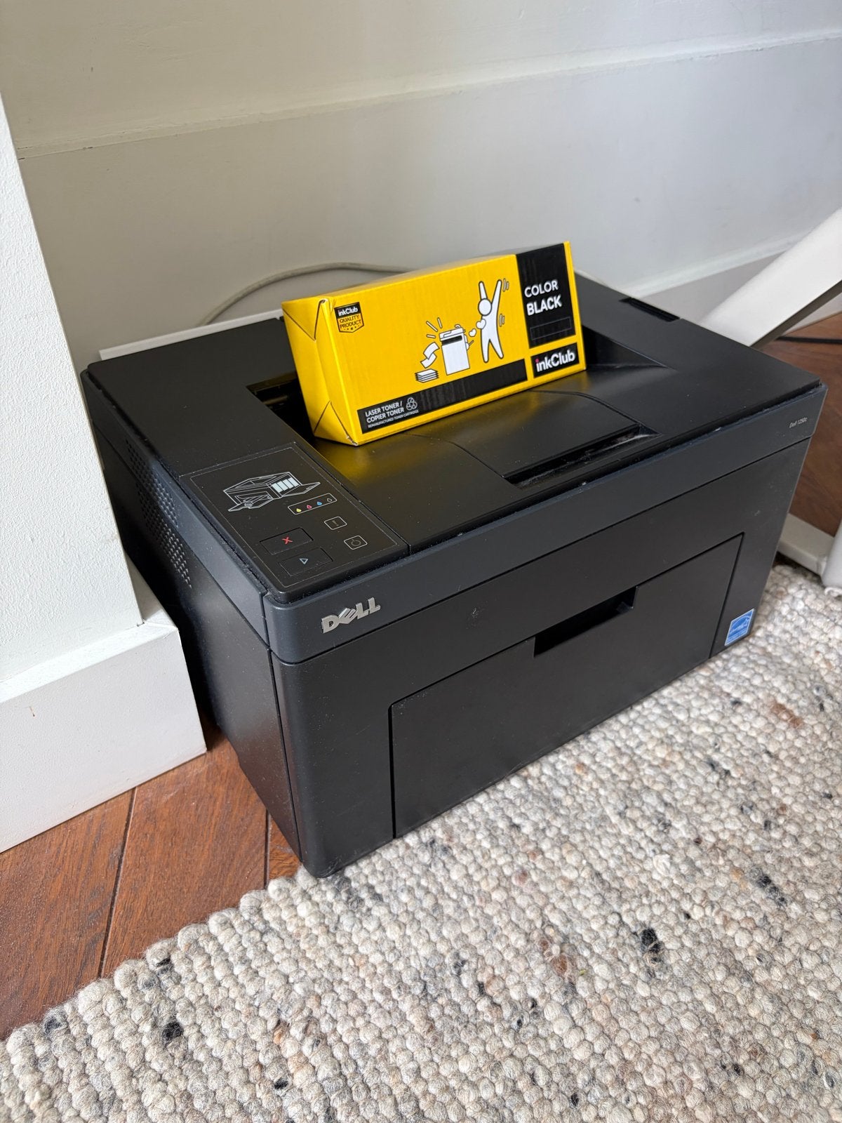 Dell 1250c kleurenlaserprinter met extra zwarte cartridge, Computers en Software, Printers, Gebruikt, Printer, Laserprinter, Kleur printen