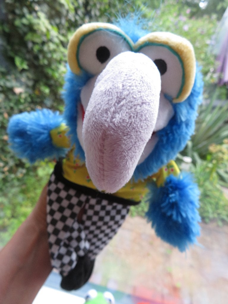 Handpop Gonzo papagaai van The Muppets AH Mega, Albert Heijn, Overige typen, Nieuw, Ophalen of Verzenden