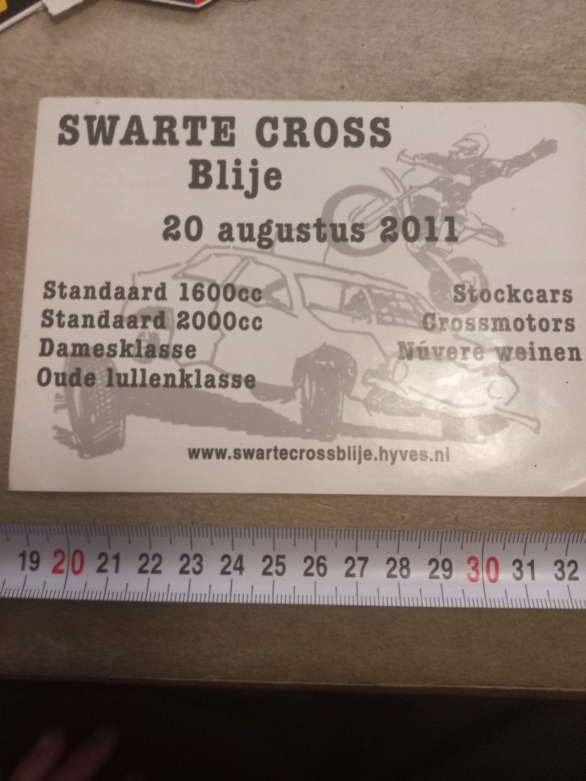 swartecross blije 2011, Ophalen of Verzenden, Zo goed als nieuw