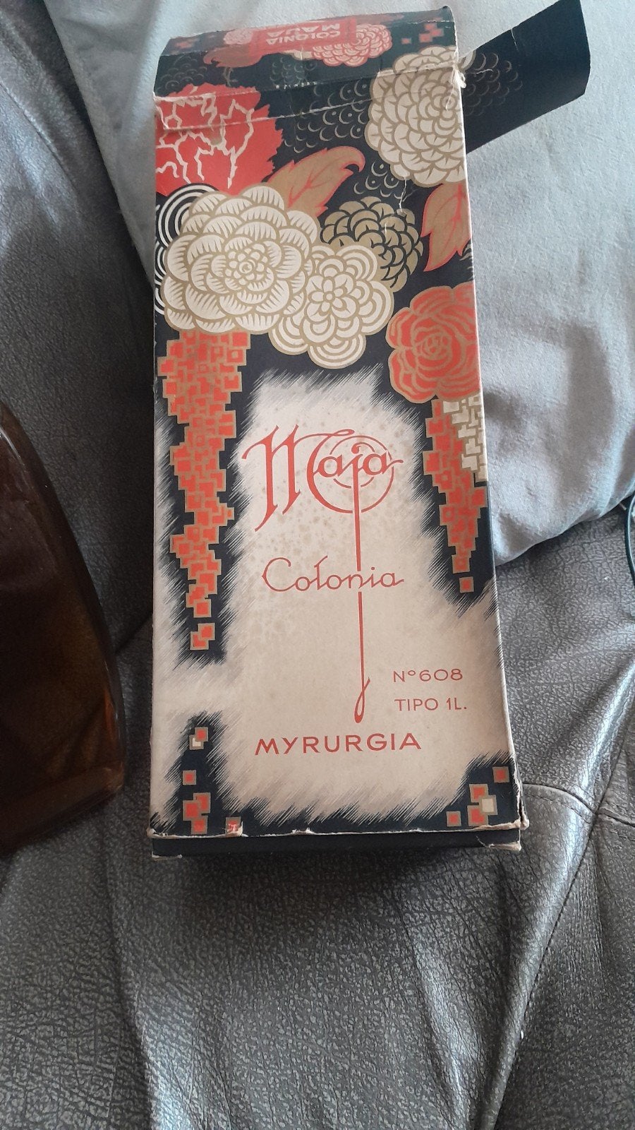 Vintage Maja Colonia Myrurgia Eau de Cologne 1L met doos, Ophalen of Verzenden, Gebruikt