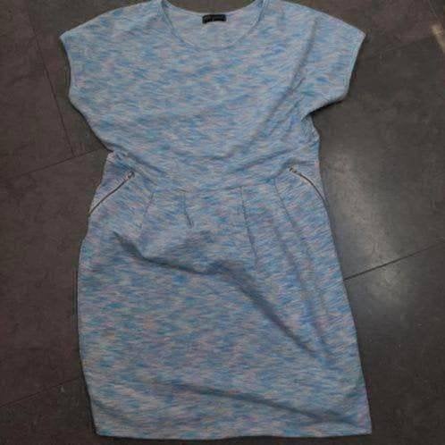 Zomer jurk 42 pastel tint, Kleding | Dames, Verzenden, Zo goed als nieuw, Maat 42/44 (L), Onder de knie