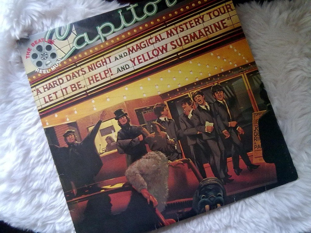The Beatles: Reel Music LP(1982)COMPLEET+Boekje -Duitse Pers, LP, Ophalen of Verzenden, Zo goed als nieuw, Pop