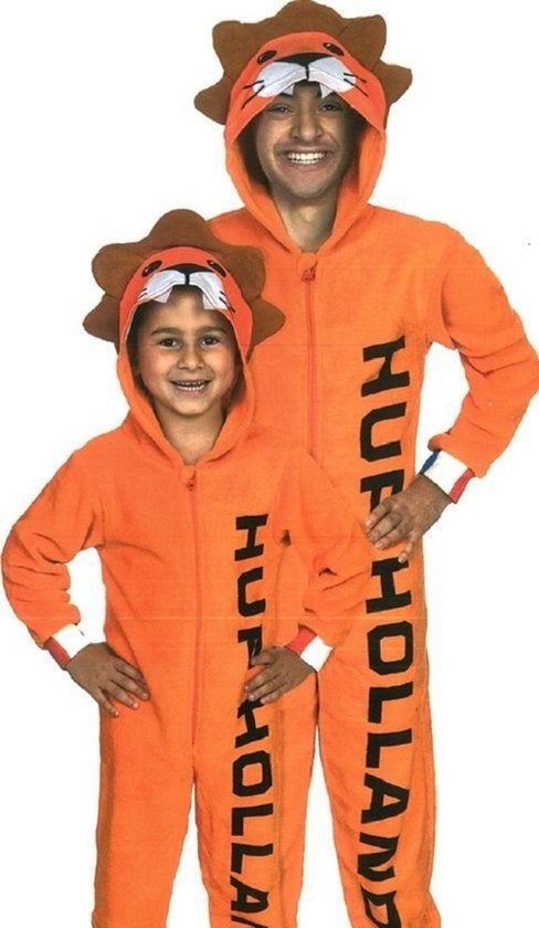 Onesie Oranje Leeuw Holland WK maat 146/152, Kinderen en Baby's, Kinderkleding | Maat 146, Nacht- of Onderkleding, Jongen of Meisje