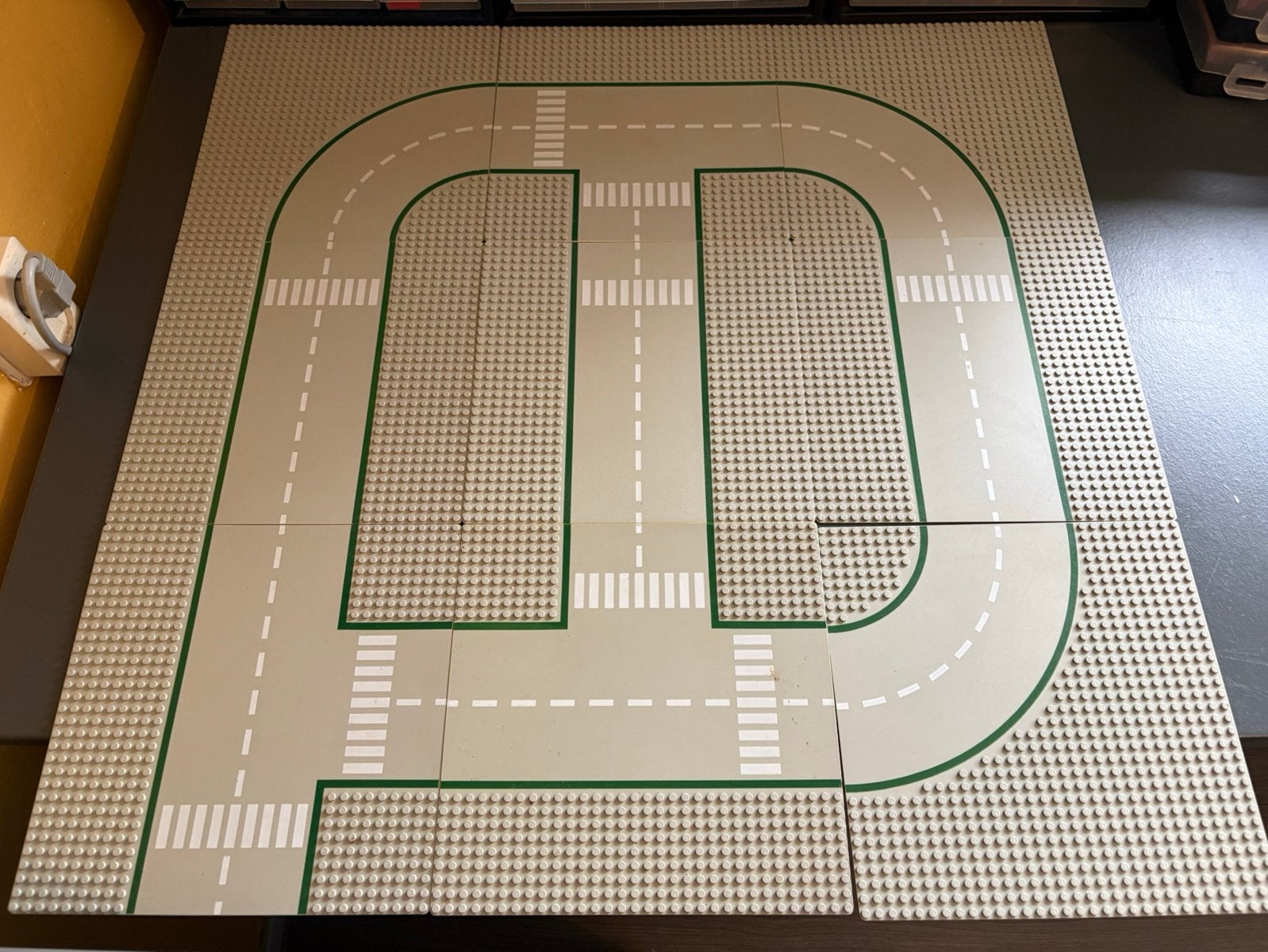 Partij lego grondplaten wegenplaten (1), Lego, Lego, Verzenden, Zo goed als nieuw
