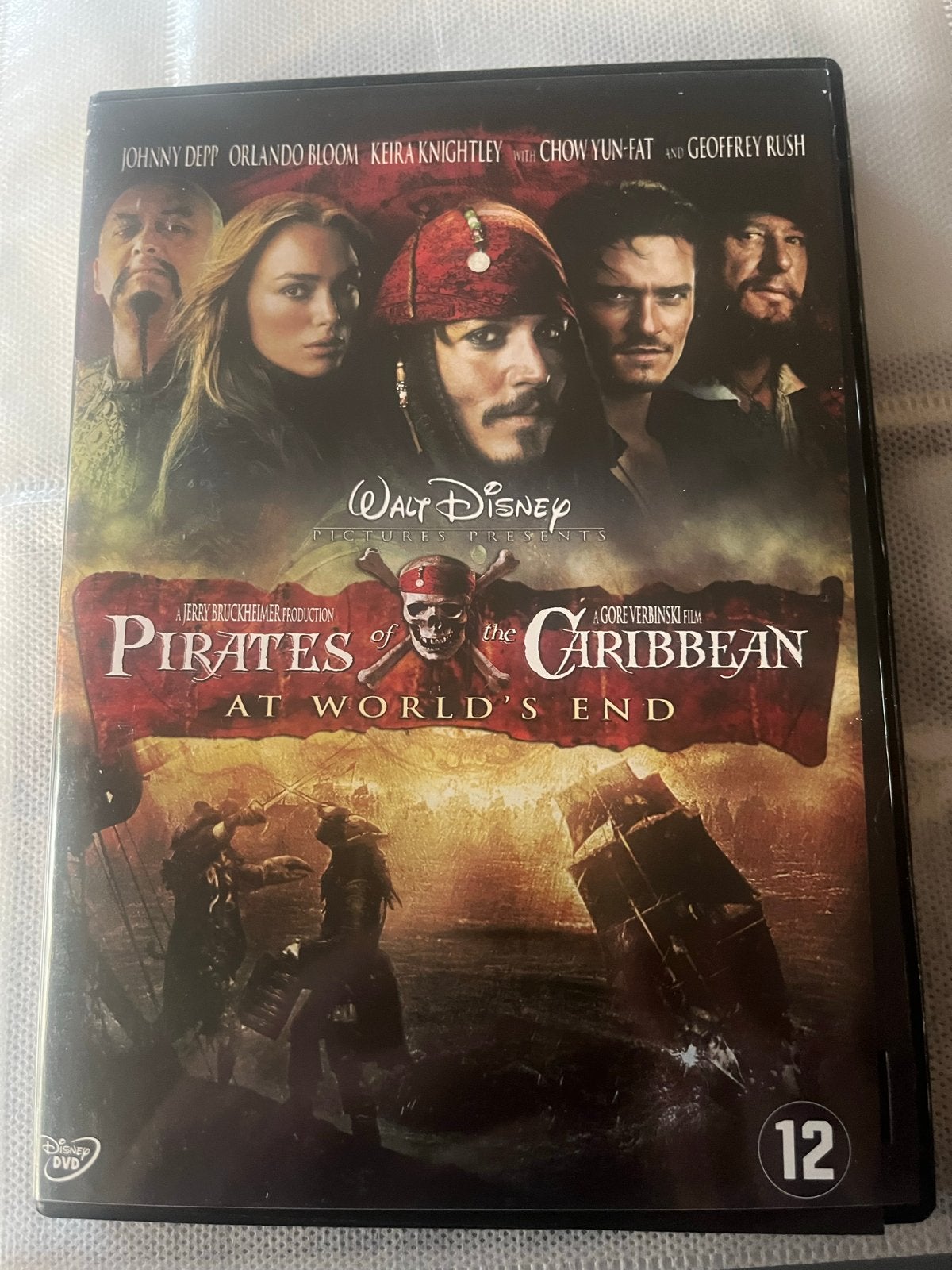 Pirates of the Caribbean: At World's End DVD (NL ondertiteld, Nederlands, Ophalen of Verzenden, Vanaf 12 jaar, Inclusief doosje