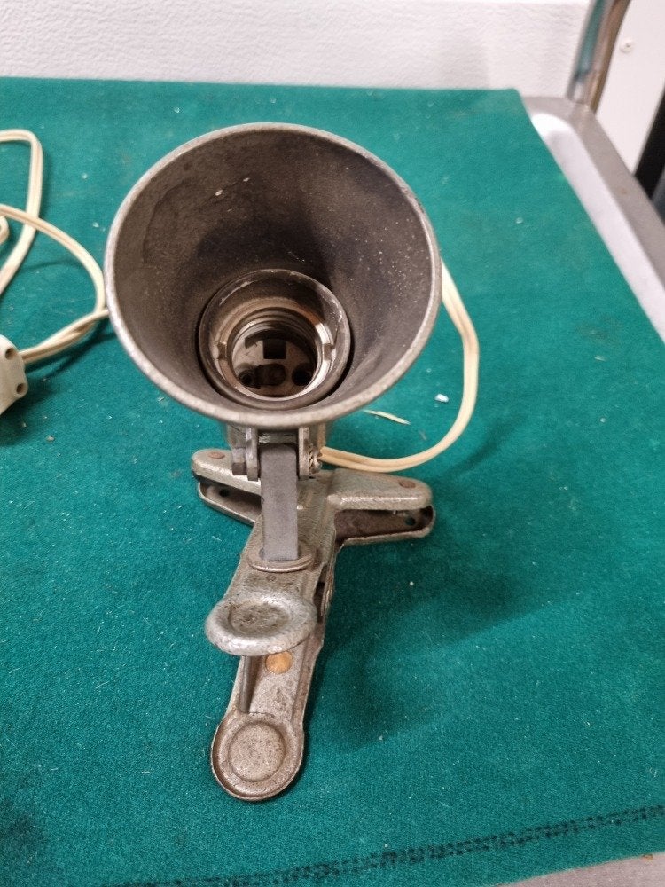 klemlamp lita vintage industrieel, Ophalen of Verzenden, 'T Olde Gre-j, Info@toldegrej.nl, Endepoelstraat 20f Didam