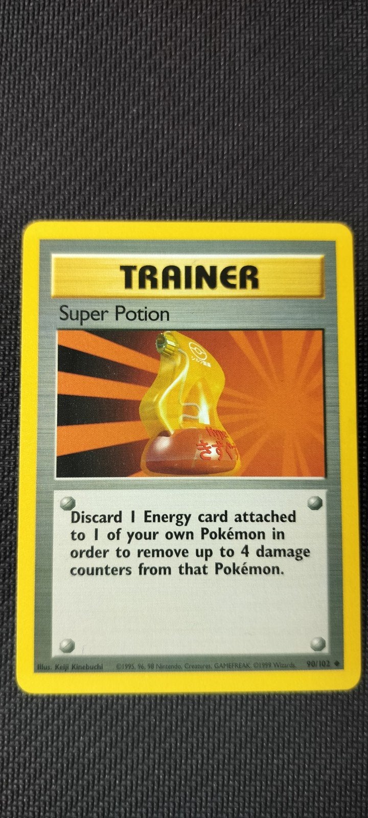 1999 base set super potion, Ophalen of Verzenden, Zo goed als nieuw, Losse kaart