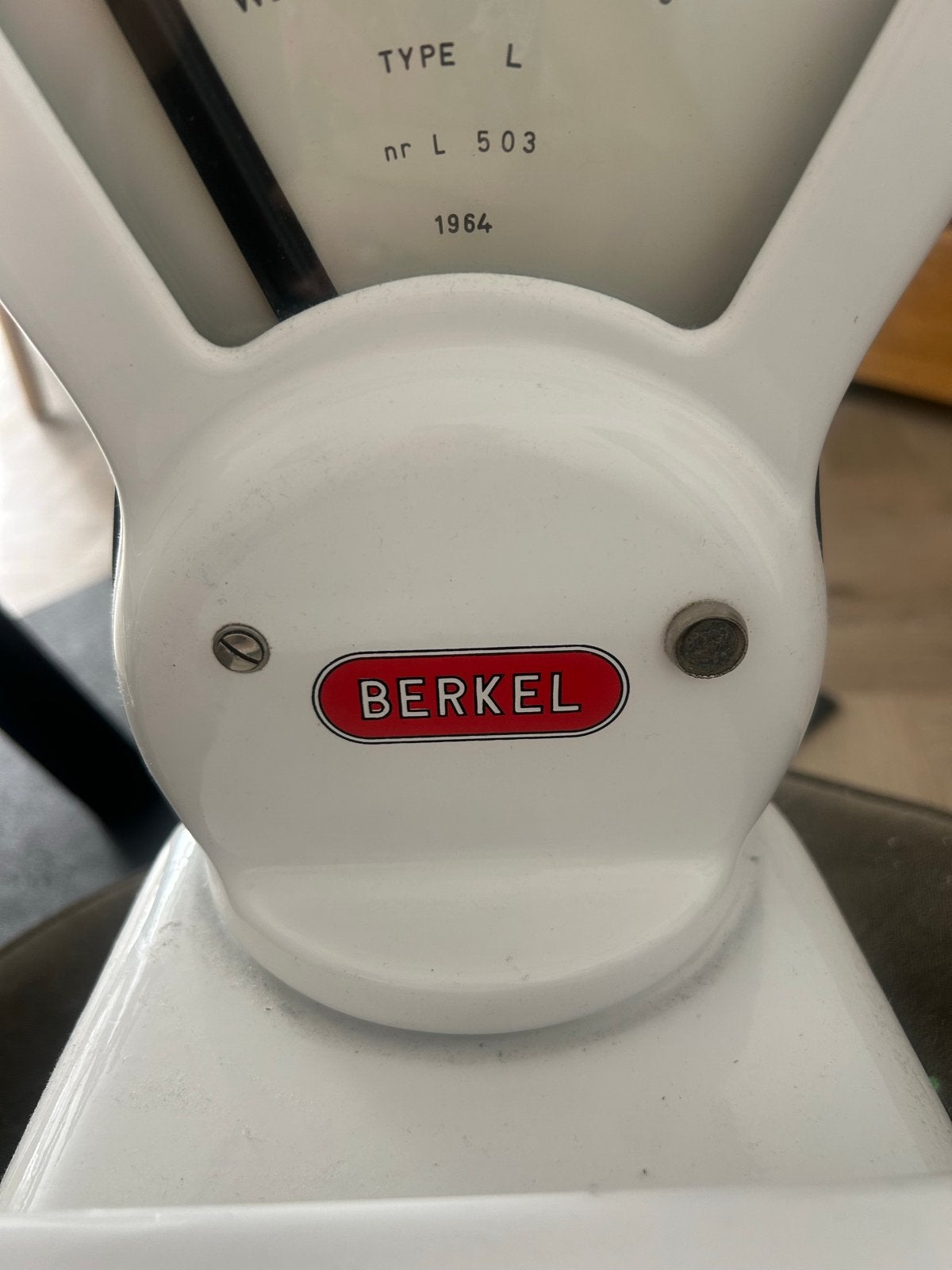 Vintage Berkel Weegschaal Type L 503 uit 1964 - 500g, Ophalen, Gebruikt, Precisieweegschaal, Minder dan 50 kg