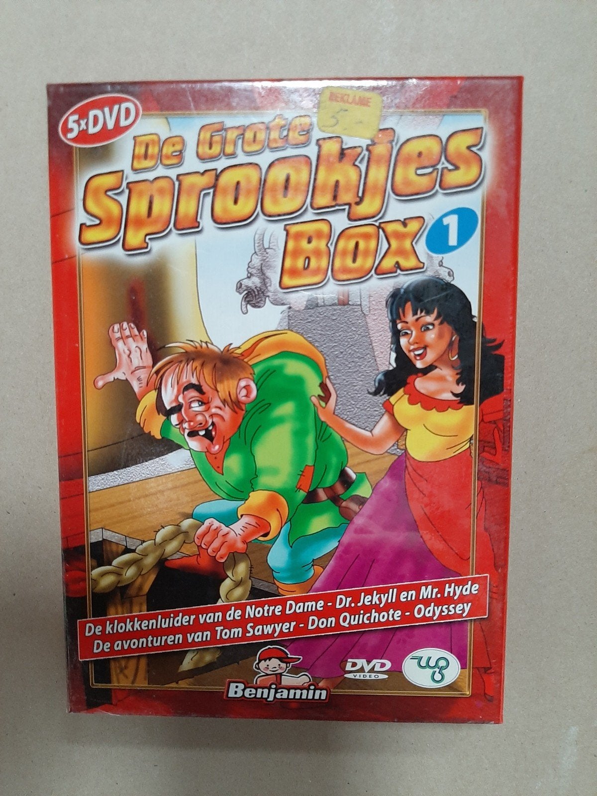 De Grote Sprookjes Box 1 - (5xDVD), Cd's en Dvd's, Alle leeftijden, Ophalen of Verzenden, Nieuw in verpakking