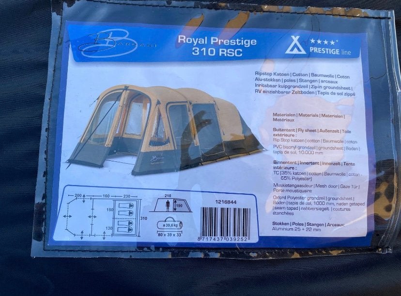 Bardani royal prestige 310 rsc, Ophalen, Zo goed als nieuw