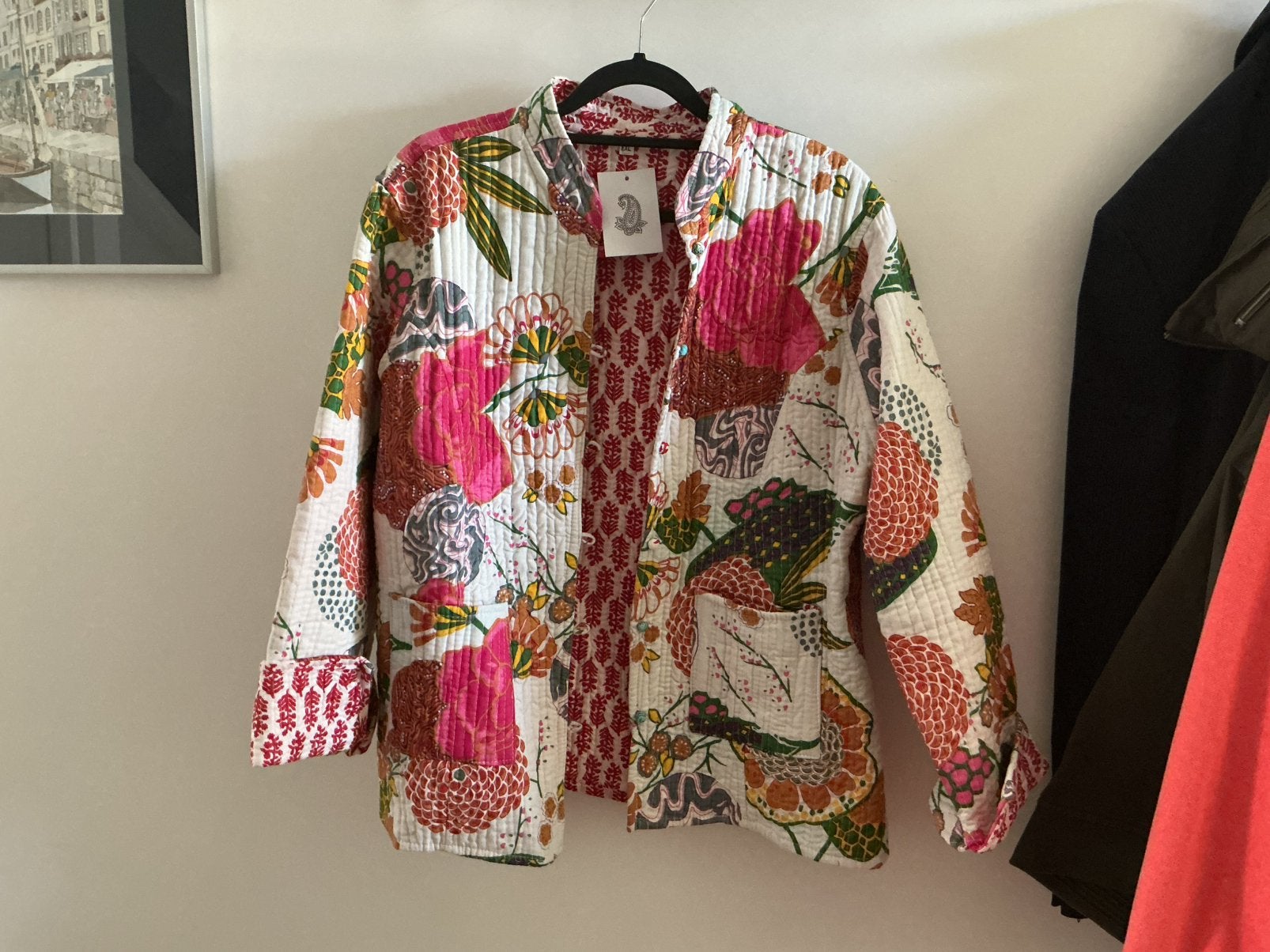 Vrolijk bohemian kantha jasje maat M, Ophalen of Verzenden, Nieuw