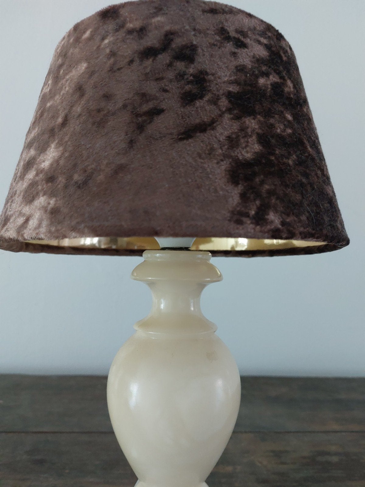 Foto 3 van taupe en goud kleur kappen samen 70 euro