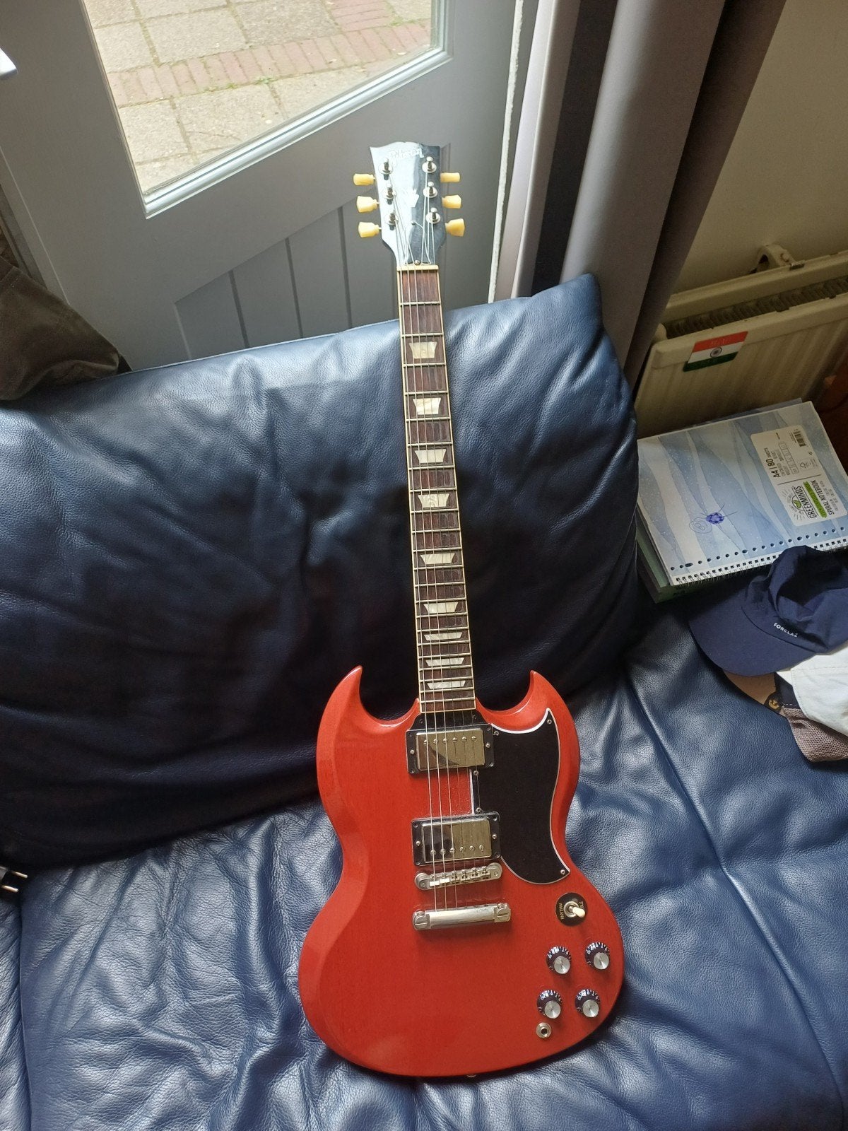 Gibson SG 61 standard vintage cherry, Muziek en Instrumenten, Ophalen, Zo goed als nieuw, Solid body, Gibson