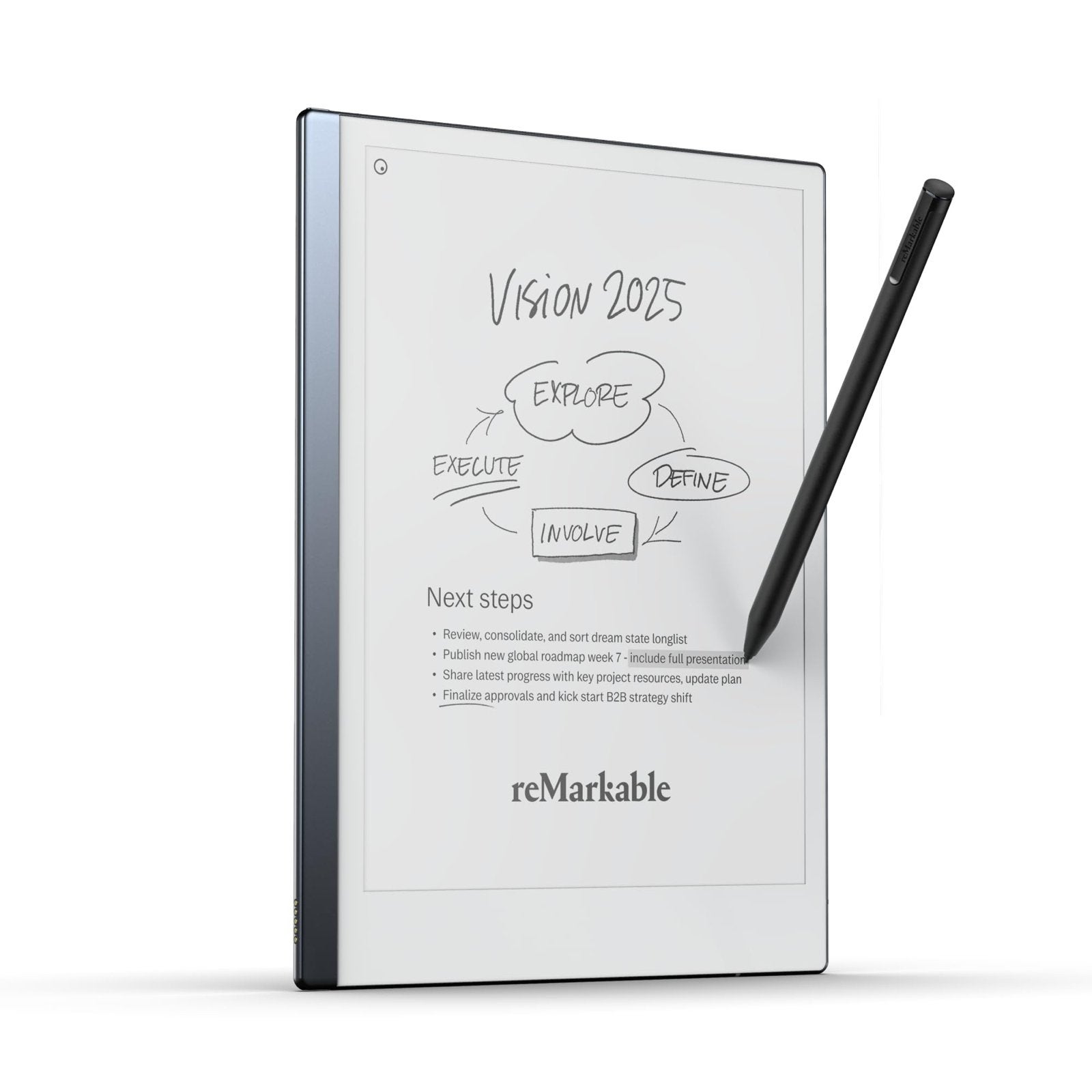 reMarkable 2 Paper Tablet met Marker Plus en hoes/cover, 8 GB, Touchscreen, Zo goed als nieuw, Ophalen