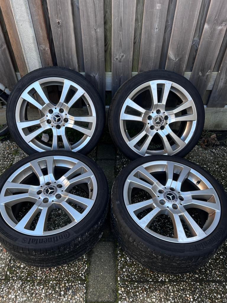 Mercedes C klasse Slk velgen set 18inch, Auto-onderdelen, Banden en Velgen, Ophalen, 18 inch, Velg(en), Zomerbanden