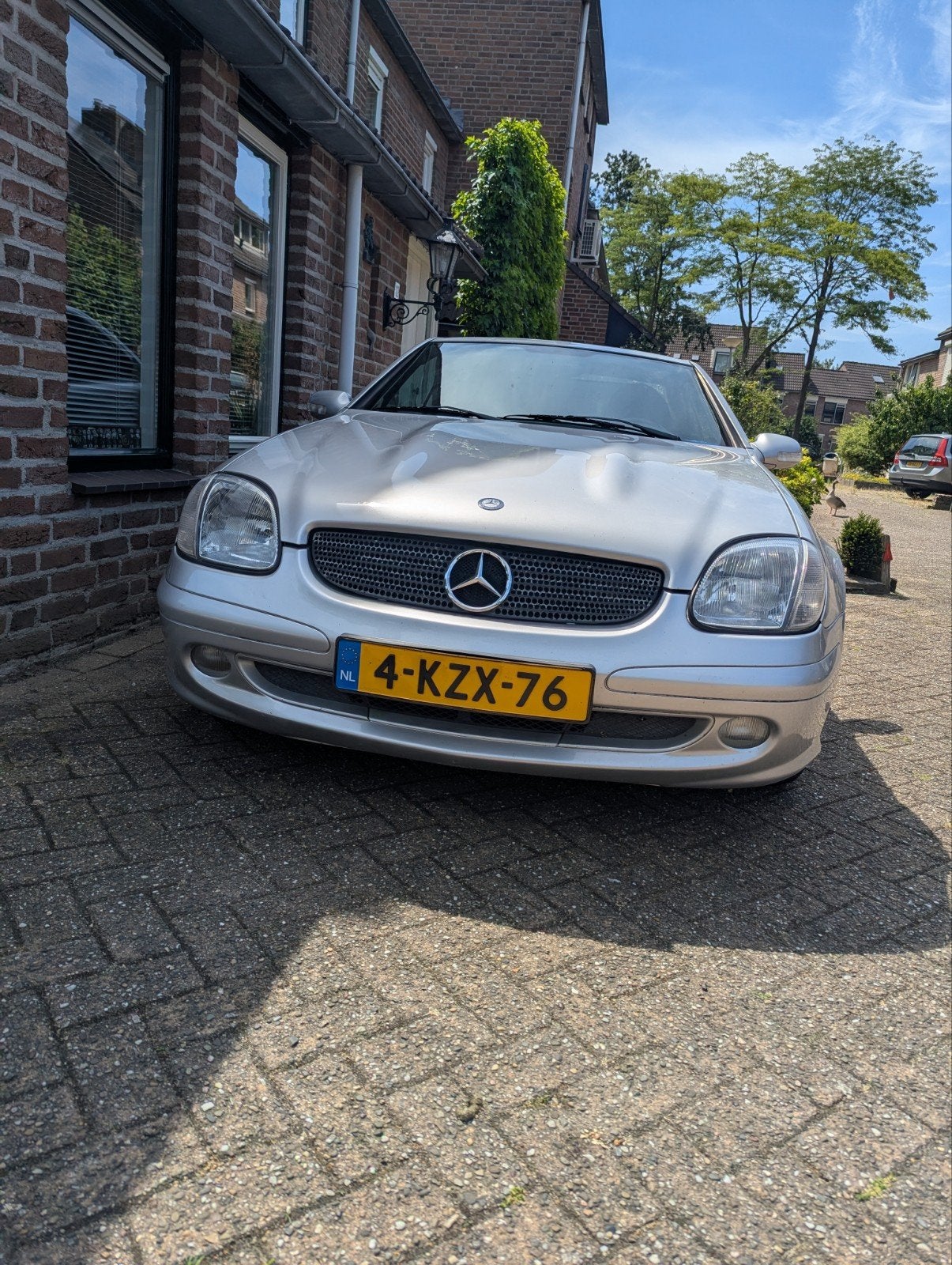 Mercedes-Benz SLK 230 Automaat 2003, Auto's, Automatische klimaatregeling, Achterwielaandrijving, Zwart, Cabriolet