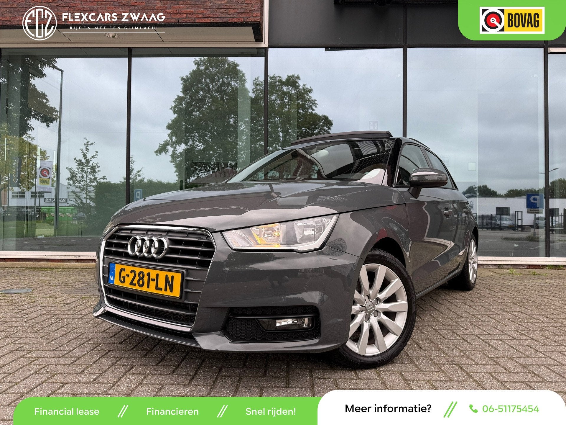 Audi A1 Sportback 1.0 TFSI Advance Sport - Pano/Schuifdak -, Auto's, Voorwielaandrijving, Dealer onderhouden, 95 pk, 4 stoelen
