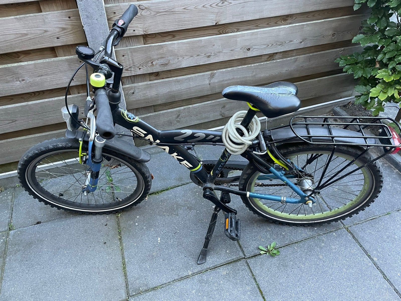 Snake kinderfiets 22 inch - Gebruikt, Fietsen en Brommers, Fietsen | Jongens, Ophalen, Terugtraprem, 22 inch, Gebruikt