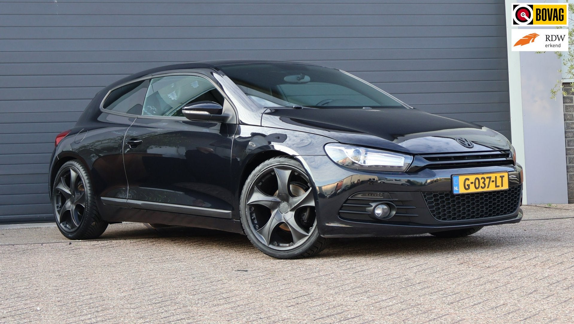 Volkswagen Scirocco 1.4 TSI Leder-Alcantara/sportief/PDC/Cli, Auto's, Voorwielaandrijving, Euro 5, Gebruikt, Zwart