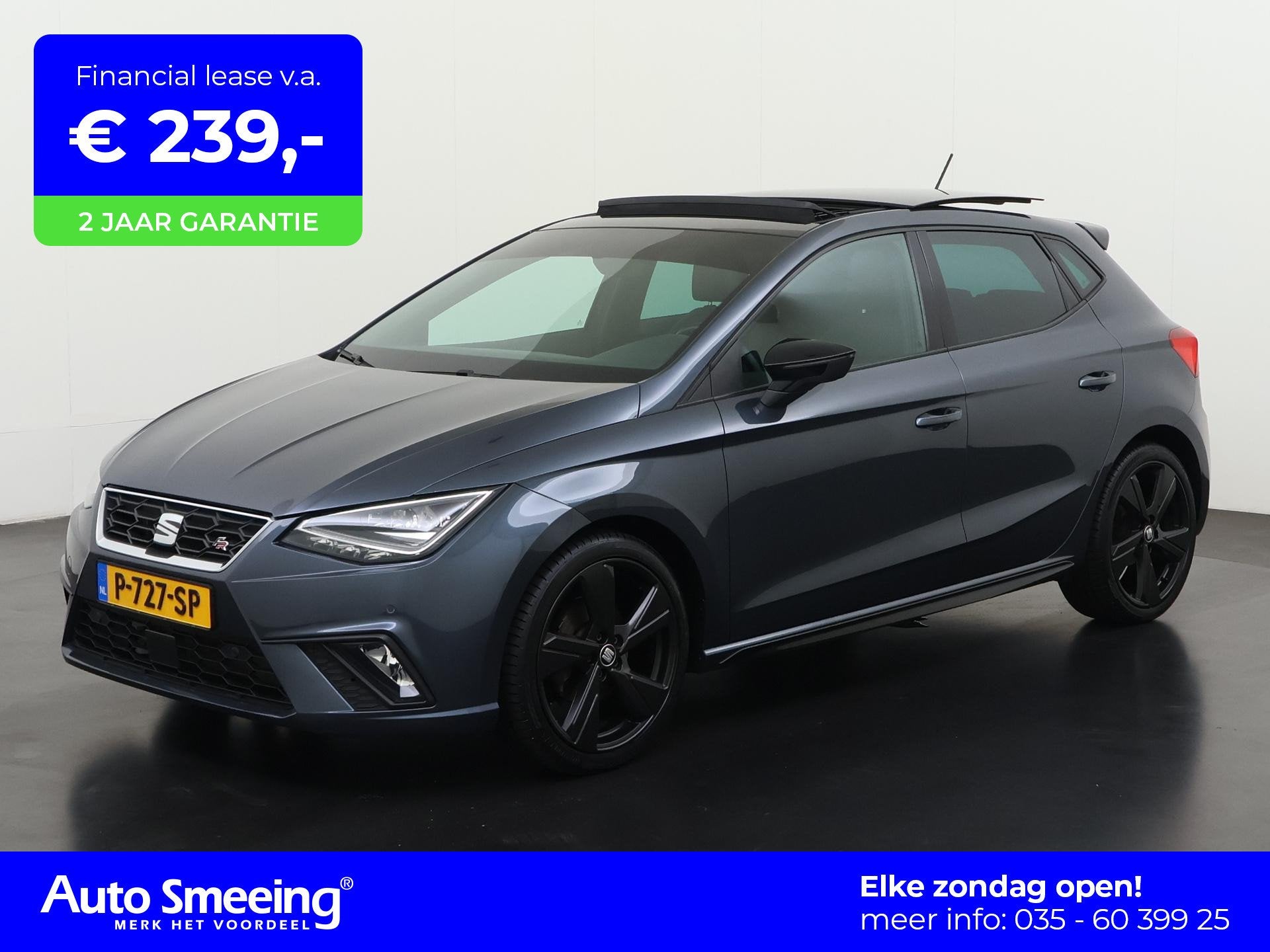 SEAT Ibiza 1.0 TSI FR DSG | Schuifdak | Digital Cockpit | Ca, Auto's, Gebruikt, 580 kg, 1072 kg, Bedrijf