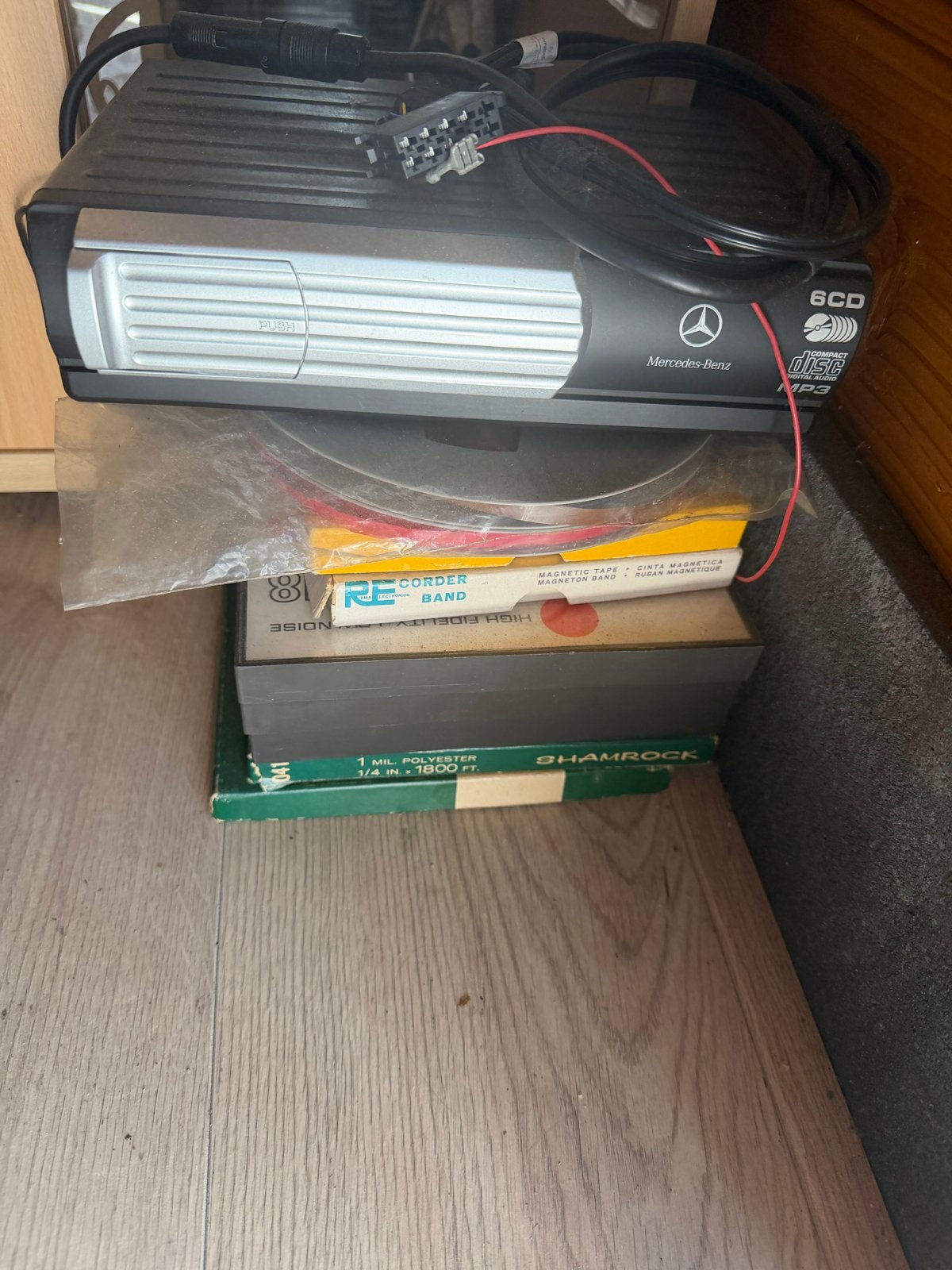 Mercedes-Benz 6CD MP3 Wisselaar+bandrecorder, Ophalen of Verzenden, Gebruikt