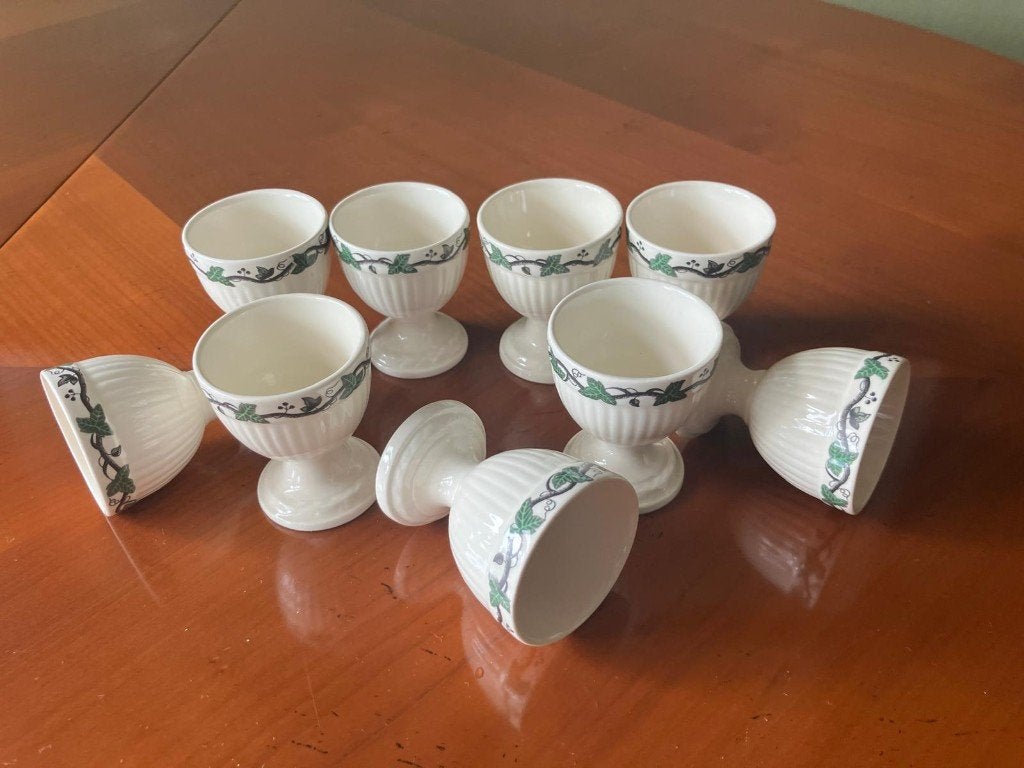 Wedgwood Edme Stratford eierdopjes, Huis en Inrichting, Keuken | Servies, Overige typen, Ophalen of Verzenden, Zo goed als nieuw
