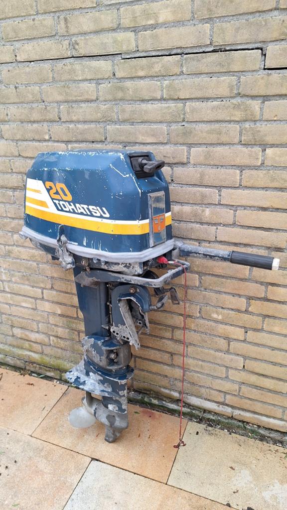 Tohatsu 20 PK Buitenboordmotor 2 takt, Motoren, Ophalen, Gebruikt