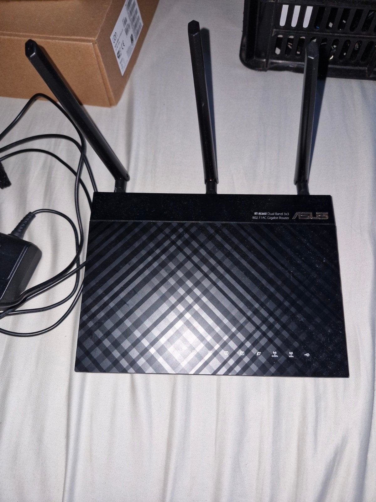 ASUS RT-AC66U Dual Band Router, Computers en Software, Routers en Modems, Ophalen of Verzenden, Gebruikt, Router, ASUS