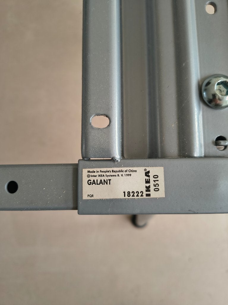galant bureau/eetkamer onderstel, Ophalen, 100 tot 150 cm, 50 tot 100 cm, Zo goed als nieuw