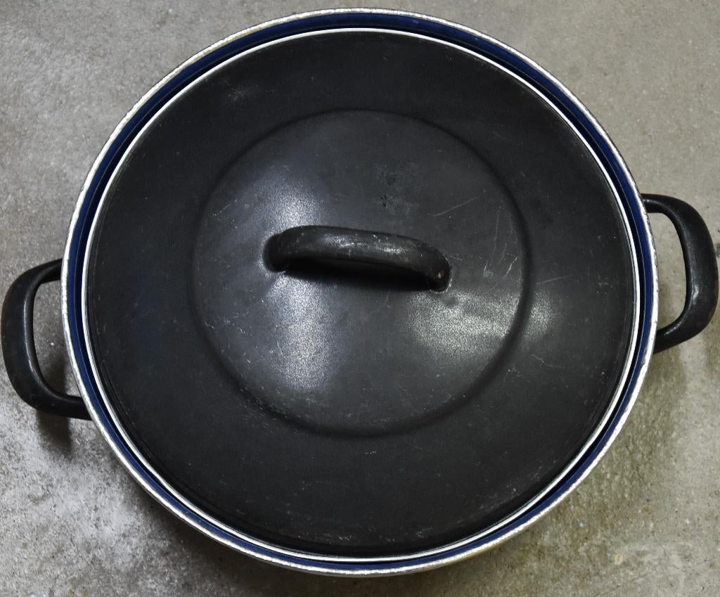 braadpan pan met deksel BK ca 28cm XL braden koken bakken, Ophalen of Verzenden, Zo goed als nieuw, Overige materialen, Koekenpan of Braadpan