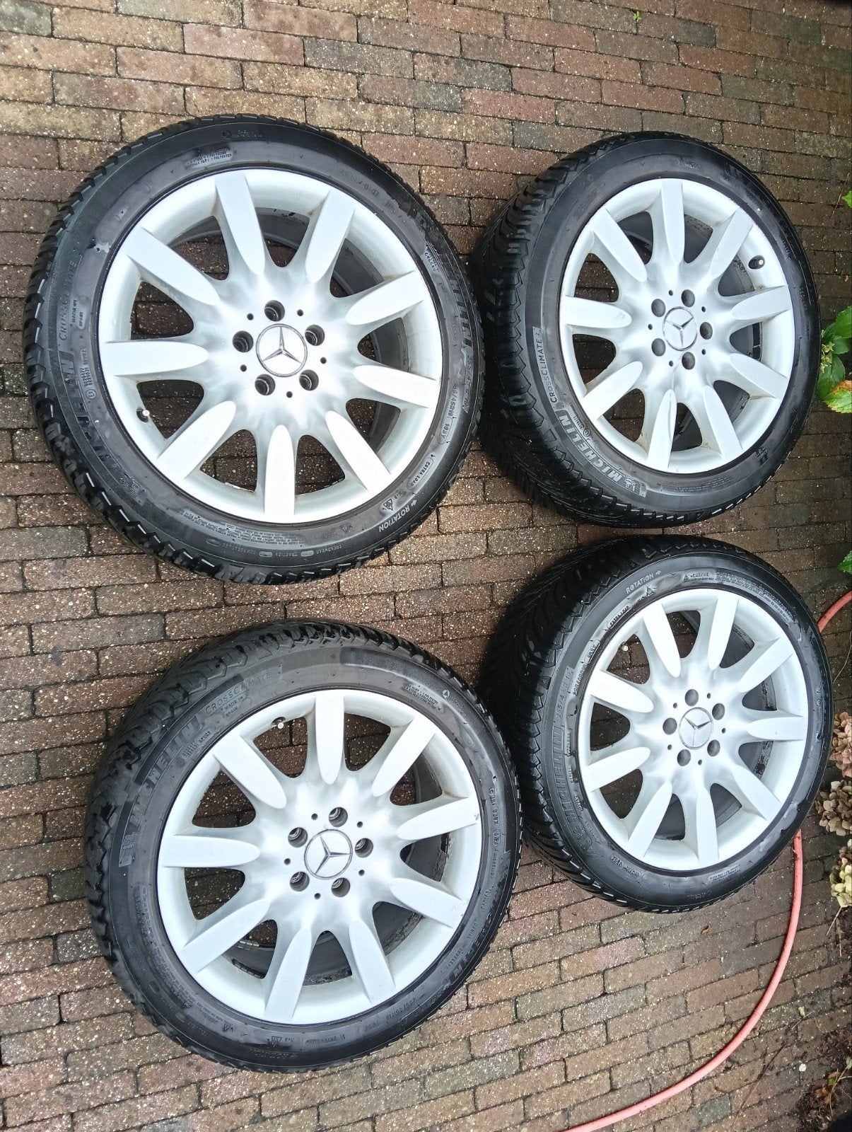 velgen w221 s-Klasse Mercedes, Ophalen, 18 inch, 255 mm, Velg(en)