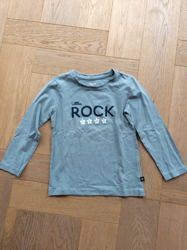 Gave nette longsleeve Pomp de Lux mt 104 "little rock star", Meisje, Ophalen of Verzenden, Zo goed als nieuw, Shirt of Longsleeve