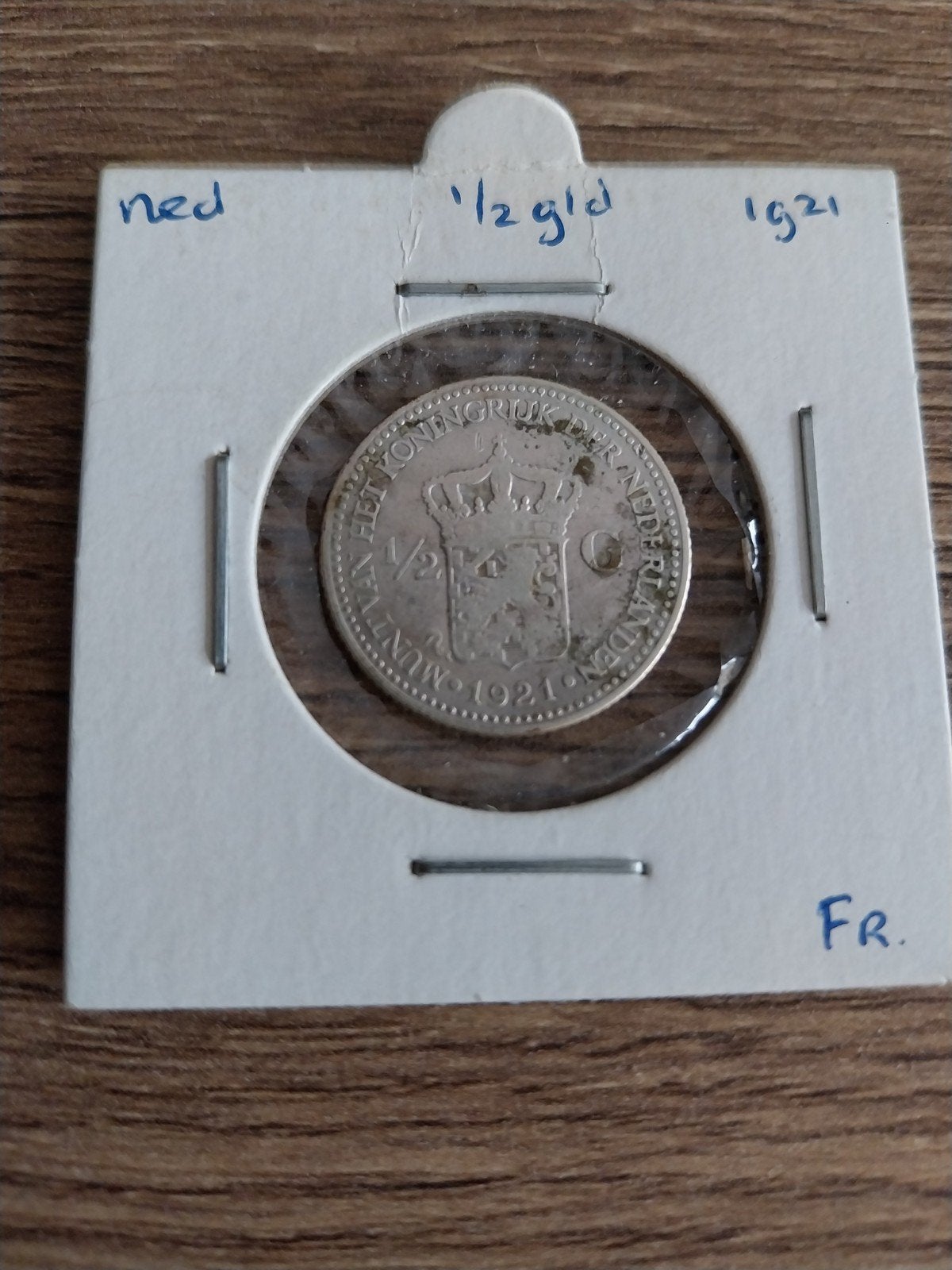 Nederland 1/2 Gulden 1921 Koningin Wilhelmina Zilver, Postzegels en Munten, Munten | Nederland, Losse munt, ½ gulden, Koningin Wilhelmina