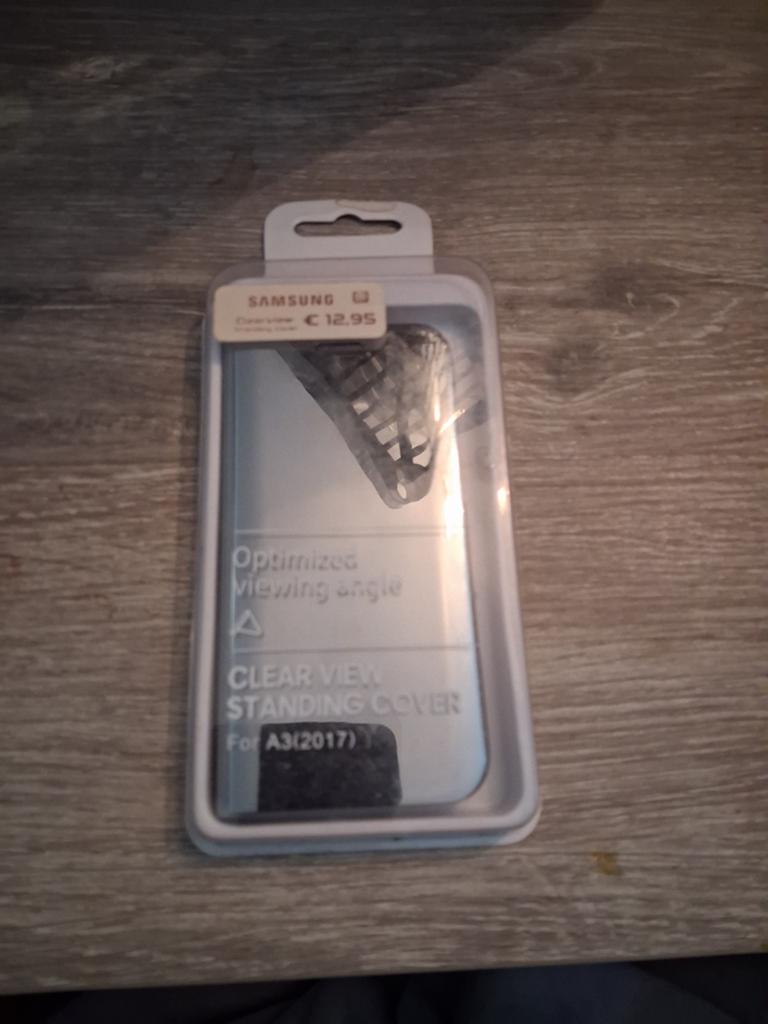 Samsung Clear View Standing Cover voor A3 (2017), Ophalen of Verzenden, Nieuw, Overige modellen, Hoesje of Tasje