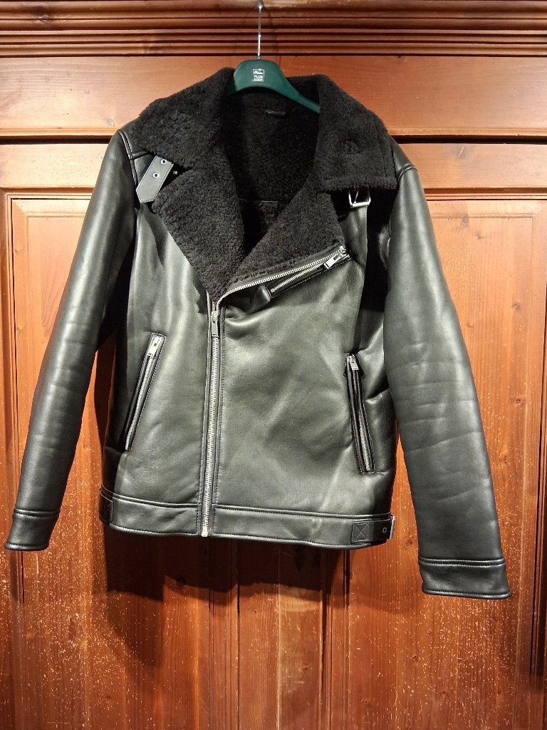 Imitatie leren jack XL Zara, Overige kleuren, Zara, Maat 46/48 (XL) of groter, Ophalen of Verzenden