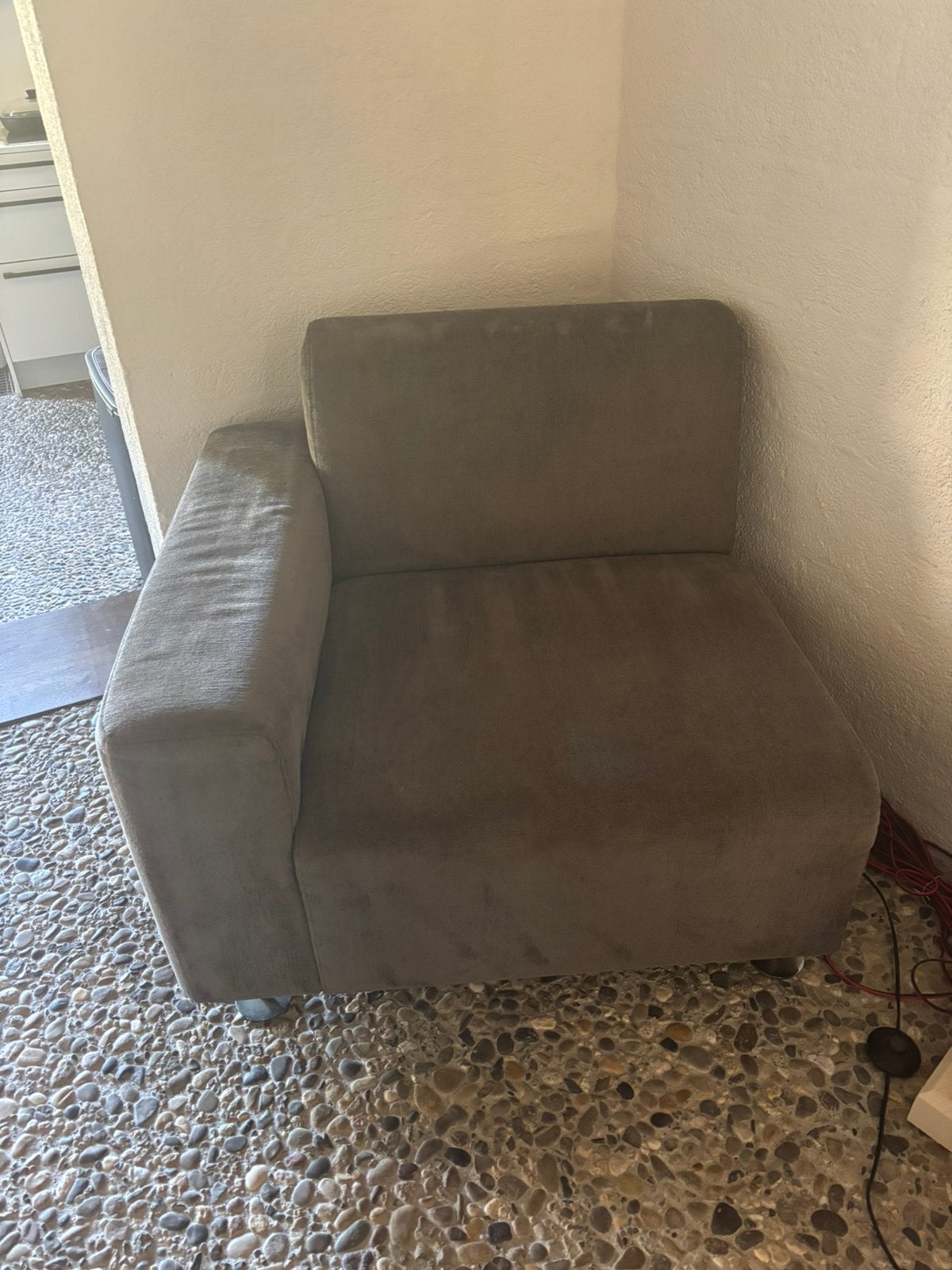 Hoekbank, Ophalen, Gebruikt, Eenpersoons, Minder dan 150 cm