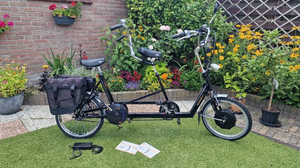 Gebre WW71, Electric tandem, Perfect., Fietsen en Brommers, Fietsen | Tandems, Ophalen, Zo goed als nieuw, Minder dan 10 versnellingen