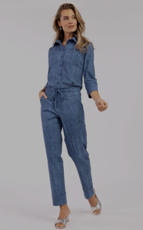 Analy jeans jumpsuit Studio Anneloes, XL, Kleding | Dames, Studio Anneloes, Blauw, Maat 46/48 (XL) of groter, Ophalen of Verzenden