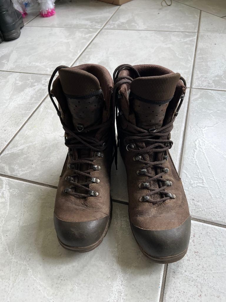 Gedragen paar Meindl 3544-10 legerschoenen maat 44,5 Br 3, Verzenden, Gebruikt, Schoenen